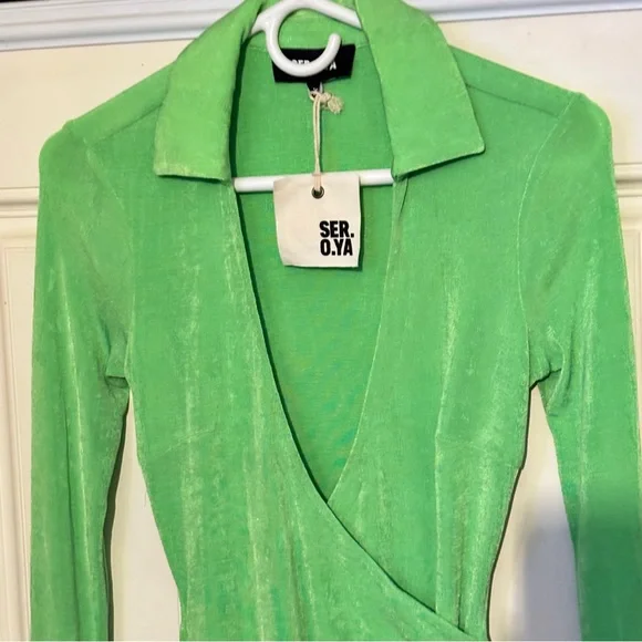 SER.O.YA Mint Green Mini Dress - Picture 8 of 12